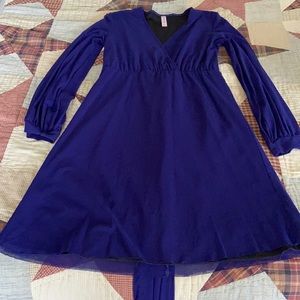 Sweet Pea Anthropologie dark purple dress small